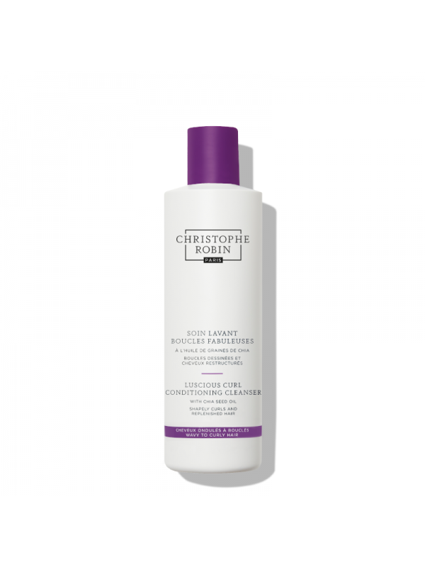 Christophe Robin LUSCIOUS CURL CONDITIONING CLEANSER shampoo for curly hair, 250 ml.