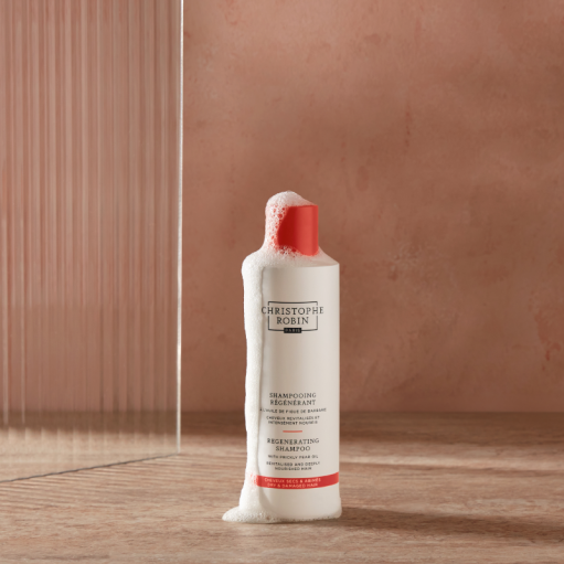 Christophe Robin Regenerating Shampoo plaukus atkuriantis šampūnas su opuncijų aliejumi 75 ml