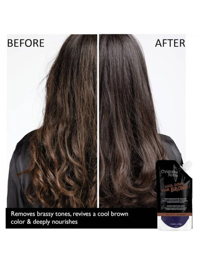 Christophe Robin SHADE VARIATION MASK - ASH BROWN coloring hair mask, 250 ml