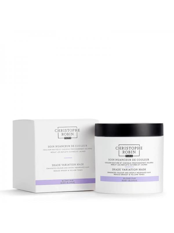 Christophe Robin SHADE VARIATION MASK - BABY BLONDE coloring hair mask, 250 ml