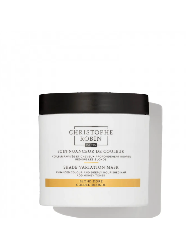 Christophe Robin SHADE VARIATION MASK - GOLDEN BLONDE coloring hair mask, 250 ml. 