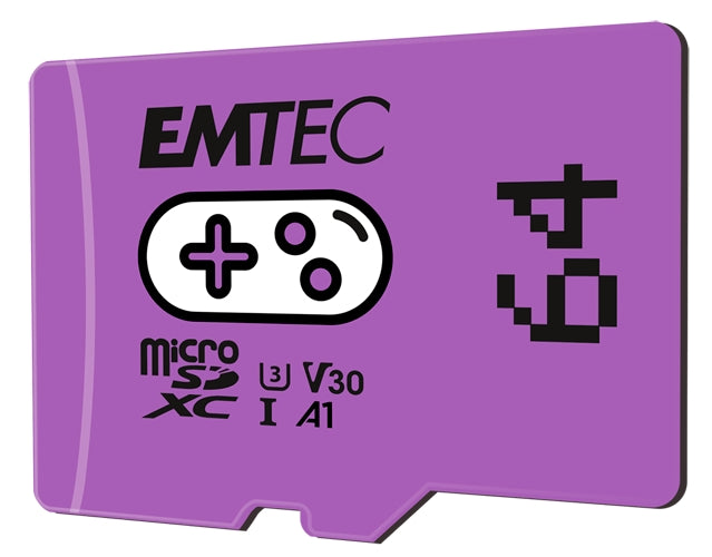 Emtec mSD 64GB UHS-I U3 V30 A1 Gaming Purple
