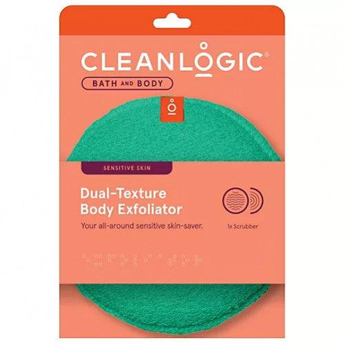Cleanlogic Sensitive Skin Dual-Texture Exfoliator body sponge 