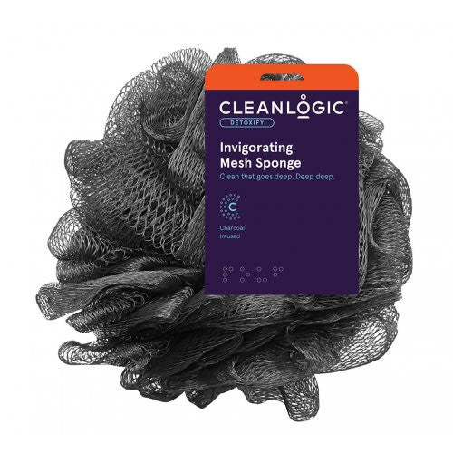 Губка для тела Cleanlogic Detoxify Invigorating Mesh Sponge 