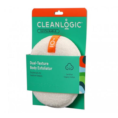 Cleanlogic Sustainable Dual-Texture Scrubber Body Sponge