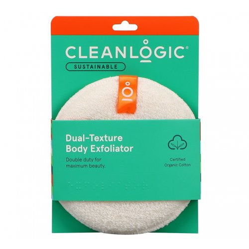 Cleanlogic Sustainable Dual-Texture Scrubber Body Sponge