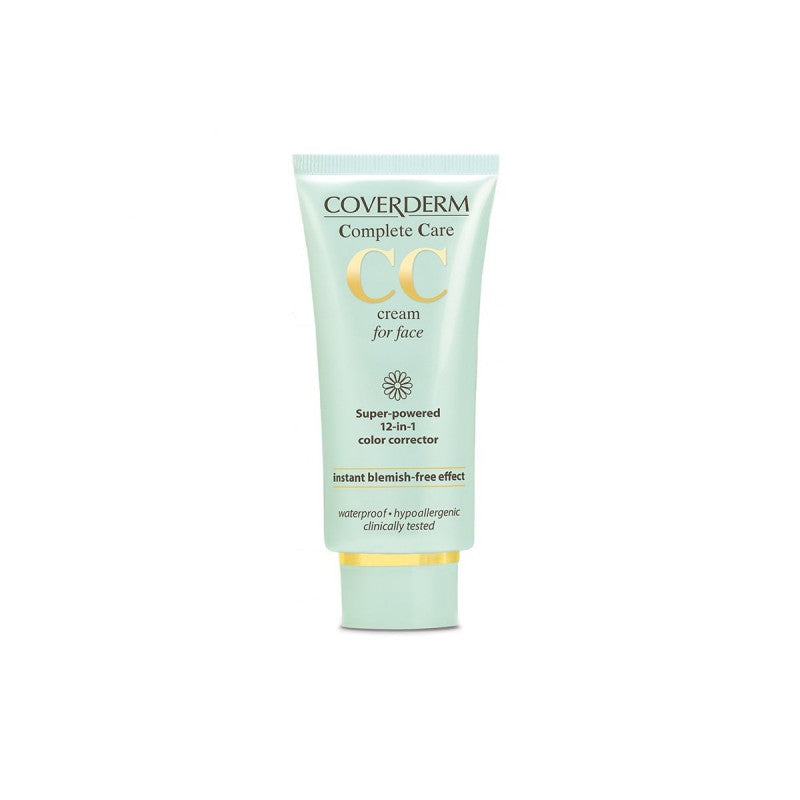 Coverderm CC correcting cream with color for the face SPF 25, 40ml