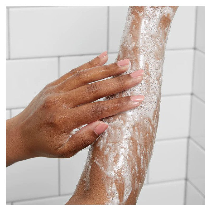 Cukraus šveitiklis kūno ir galvos odos priežiūrai Voesh Shower & Empower Sugar Scrub Bubble Wash Blossom Bliss VBS107BSM, 210 g.