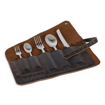 Leather cutlery case Petromax