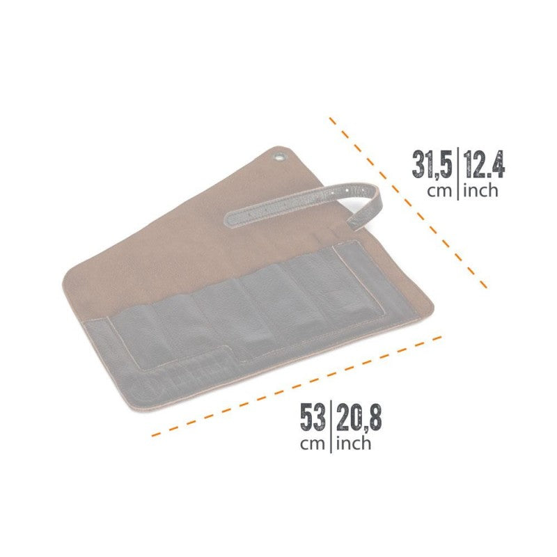 Leather cutlery case Petromax