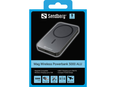 Sandberg 420-96 Mag Wireless Powerbank 5000ALU
