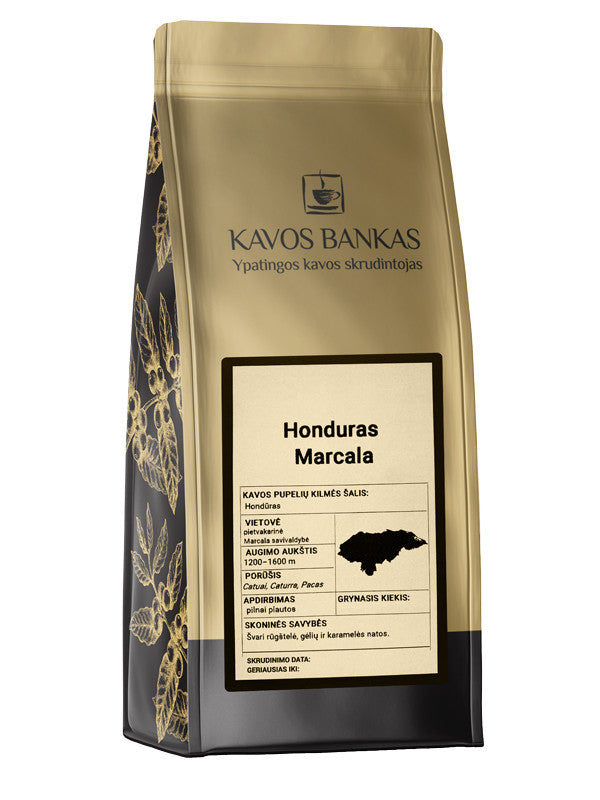 Kavos Bankas Honduras Marcala Kavos pupelės 250 g
