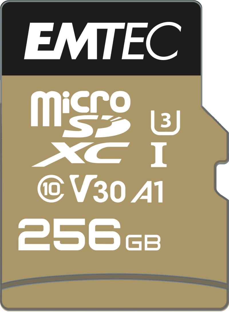 Emtec mSD 256GB UHS-I U3 V30 SpeedIN Pro