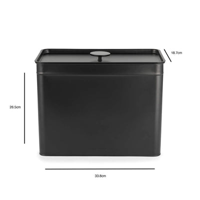 Salter BW126141EU7 Kuro 4-Piece Bread Bin & Canister Set