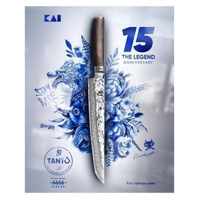 Damasko plieno peilis KAI Shun Premier TDM-1785 Tantō, 25,5 cm