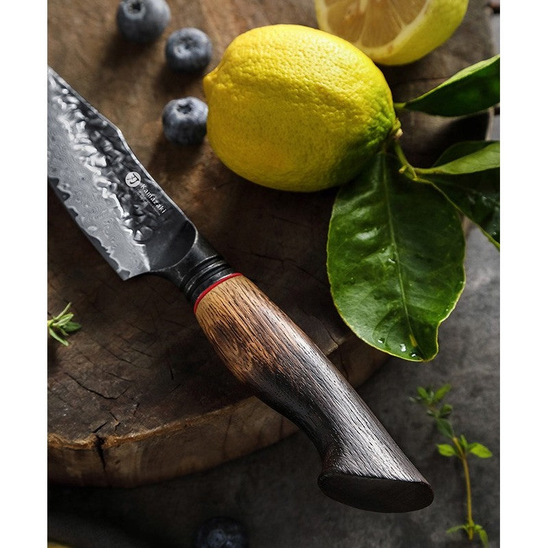 Damasko plieno peilis Kamazak Utility Knife, KZ48KN, 14 cm