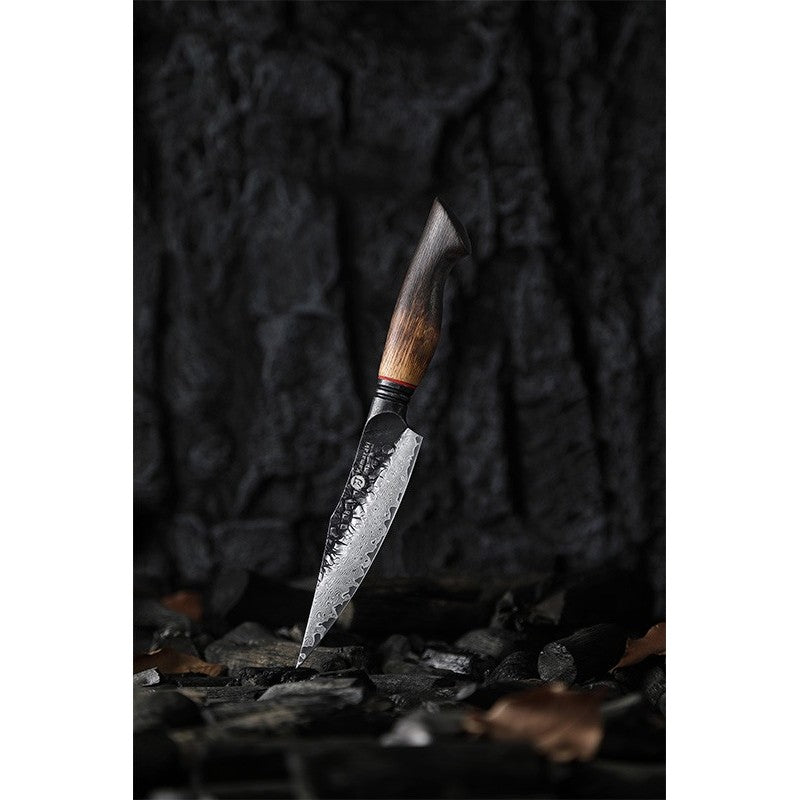 Damasko plieno peilis Kamazak Utility Knife, KZ48KN, 14 cm