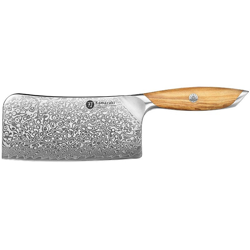 Damasko plieno peilis Kamazaki Bone Chopper, KZ46KN, 18 cm