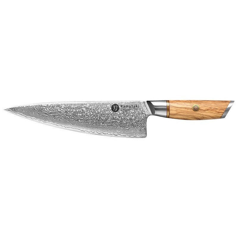 Damasko plieno peilis Kamazaki Chef knife KZ37KN, 22 cm