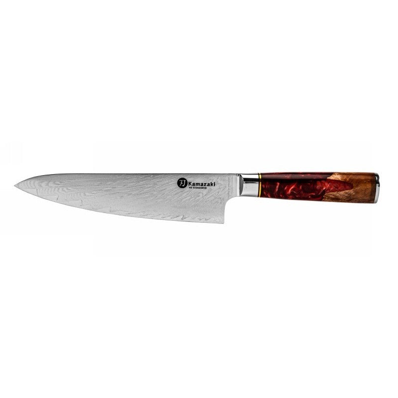 Нож из дамасской стали Kamazaki Chef KZI202KN, 20 см