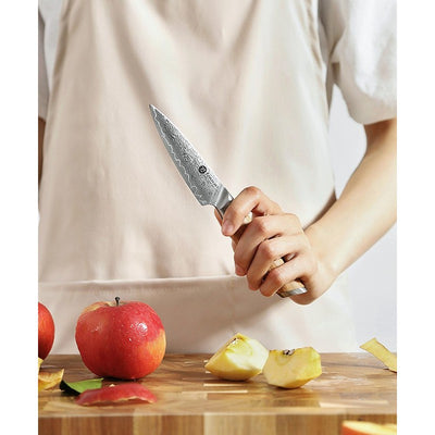 Damasko plieno peilis Kamazaki Paring Knife KZ40KN, 9 cm