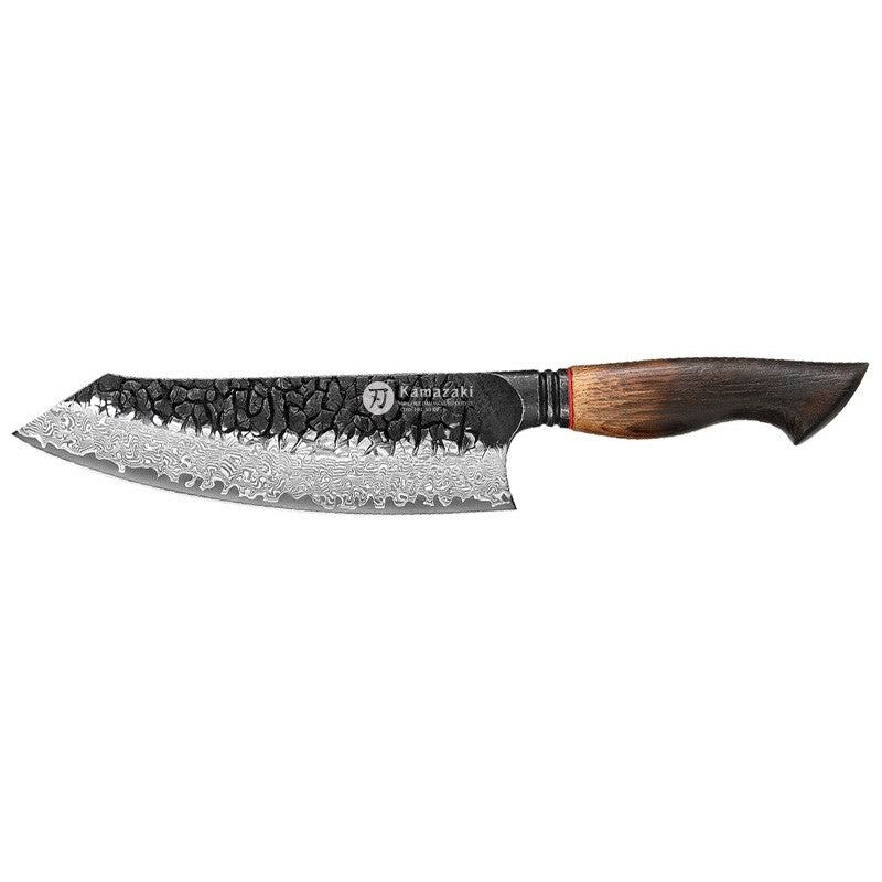 Damasko plieno peilis Kamazaki Santoku Knife, KZ49KN, 19 cm