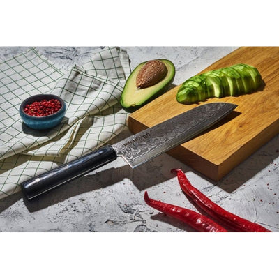 Нож из дамасской стали Samura Santoku SD67-0094M