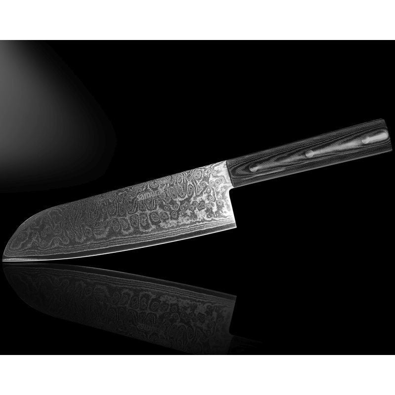 Damascus steel knife Samura Santoku SD67-0094M