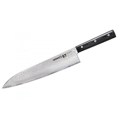 Нож поварской из дамасской стали 24 см SD67-0087M