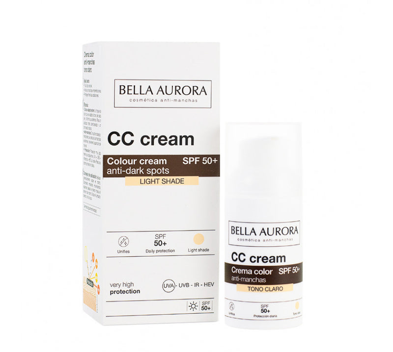 Bella Aurora CC Cream против темных пятен SPF 50 CC крем с оттенком 30мл 