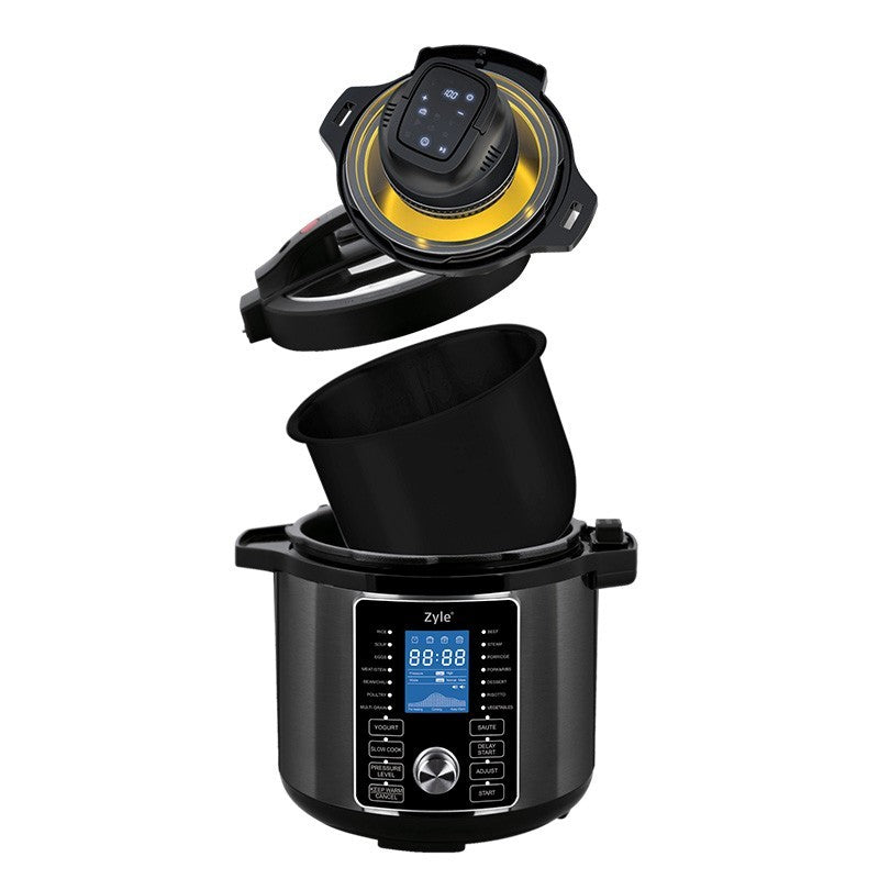 Многофункциональная электрическая скороварка с фритюрницей Zyle ZY806MC