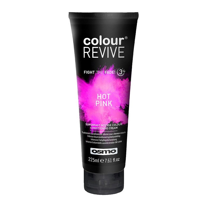 Dažanti, plaukus kondicionuojanti kaukė Osmo Colour Revive Hot Pink OS064112, 225 ml