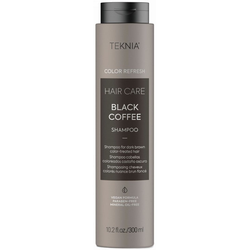 Dažantis šampūnas tamsiai rudiems plaukams LAKME Teknia Color Refresh Black Coffee Shampoo LAK44032, 300 ml