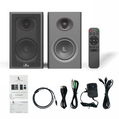 Laudberg XS1B bookshelf speakers 2.0 80W black
