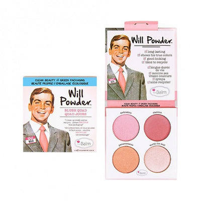 theBalm Will Powder Quad Blush palette 10 g