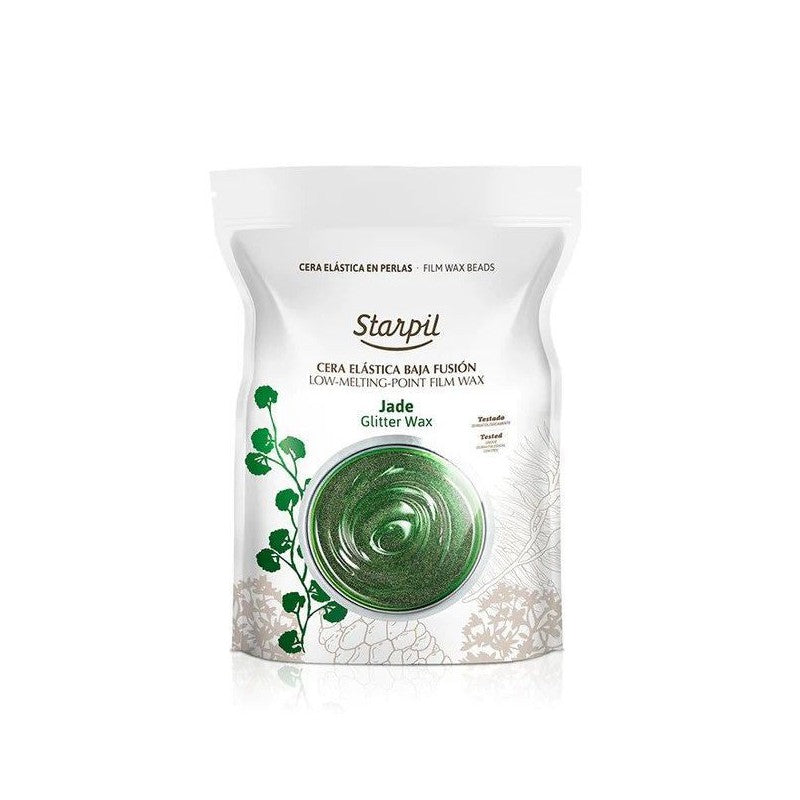 Depiliacinis vaškas granulėmis Starpil Glitter Wax Jade Doypack Pearls STR3010284001, 1 kg