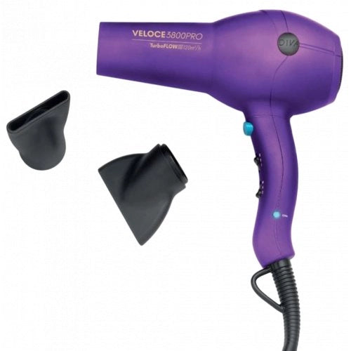 Diva Pro Styling Veloce 3800 Pro Hair Dryer plaukų džiovintuvas Purple
