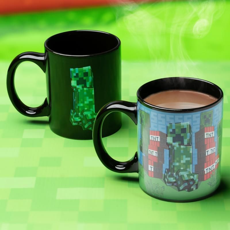 Paladone Minecraft Creeper Heat Change Mug