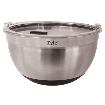 Набор мисок Zyle ZY193MMB, нержавеющая сталь, с крышками, 3 шт.