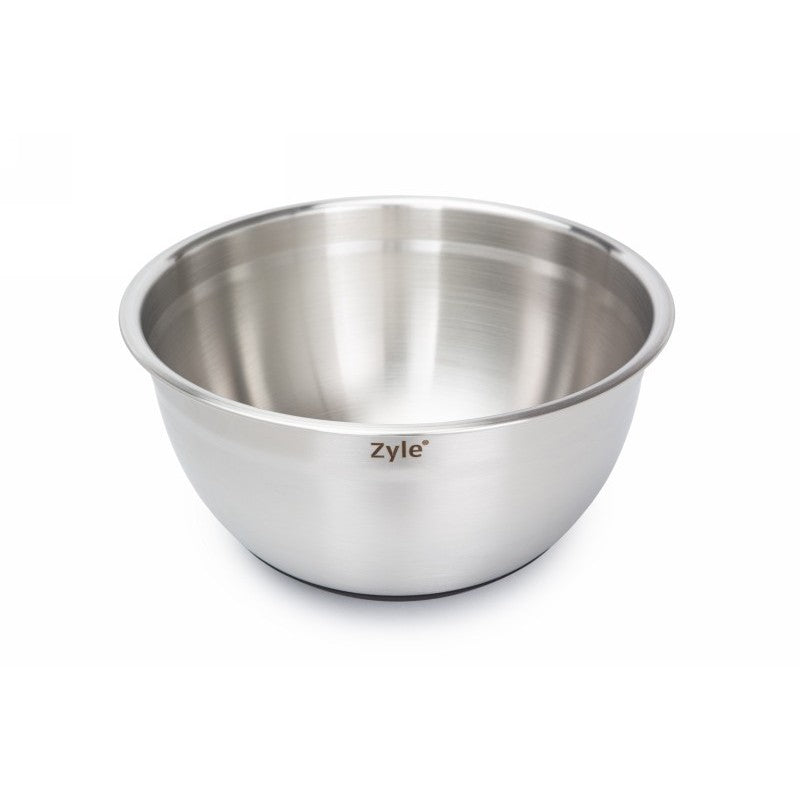 Набор мисок Zyle ZY193MMB, нержавеющая сталь, с крышками, 3 шт.