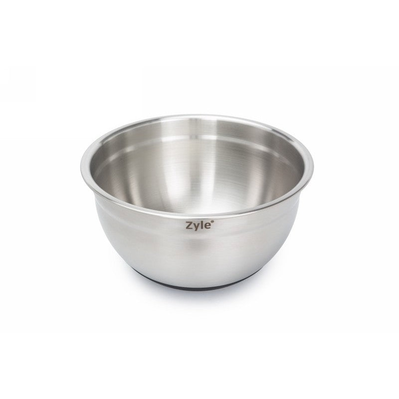 Набор мисок Zyle ZY193MMB, нержавеющая сталь, с крышками, 3 шт.