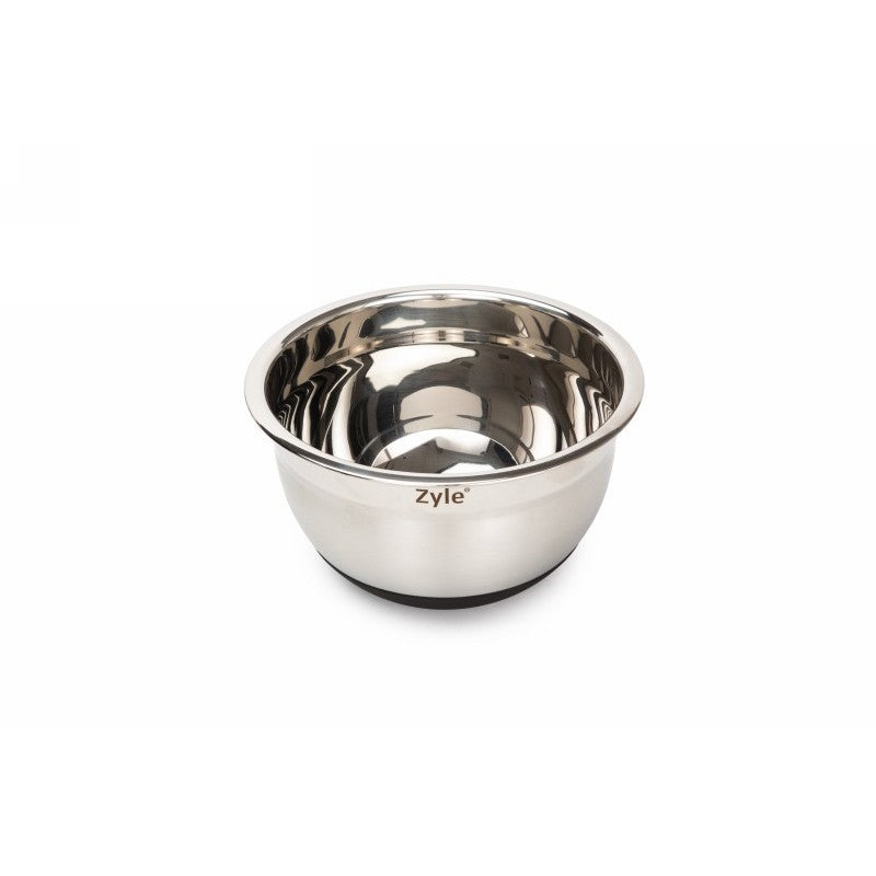 Набор мисок Zyle ZY193SMB, нержавеющая сталь, с крышками, 3 шт.