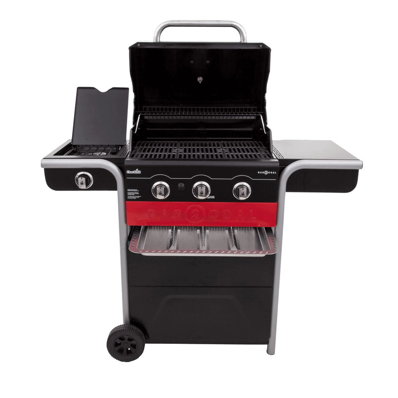 Charcoal-Gas 3 burner grill Char-Broil Gas2Coal