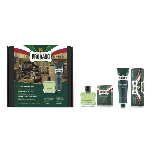 Proraso Duo Pack Refresh Shaving Cream &amp; Lotion Shaving set