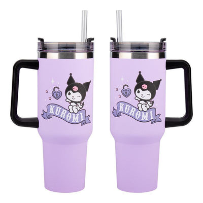Paladone Kuromi 900ml Insulated Cup and Straw