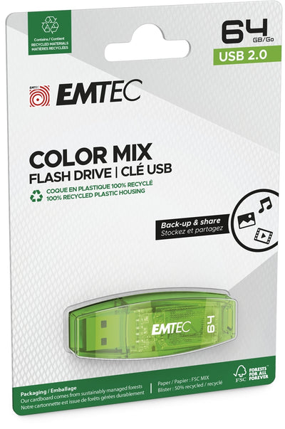 Emtec USB2.0 C410 64GB Green