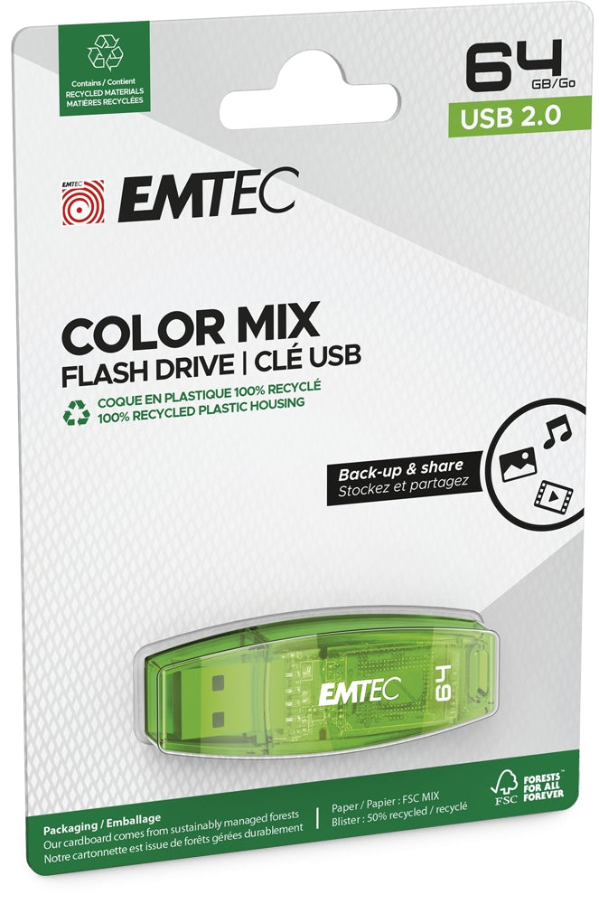 Emtec USB2.0 C410 64GB Green