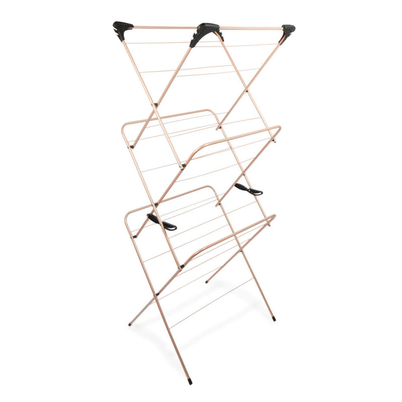 Beldray LA0531619ROSEFEU7 3-Tier Clothes Airer - Rose Gold