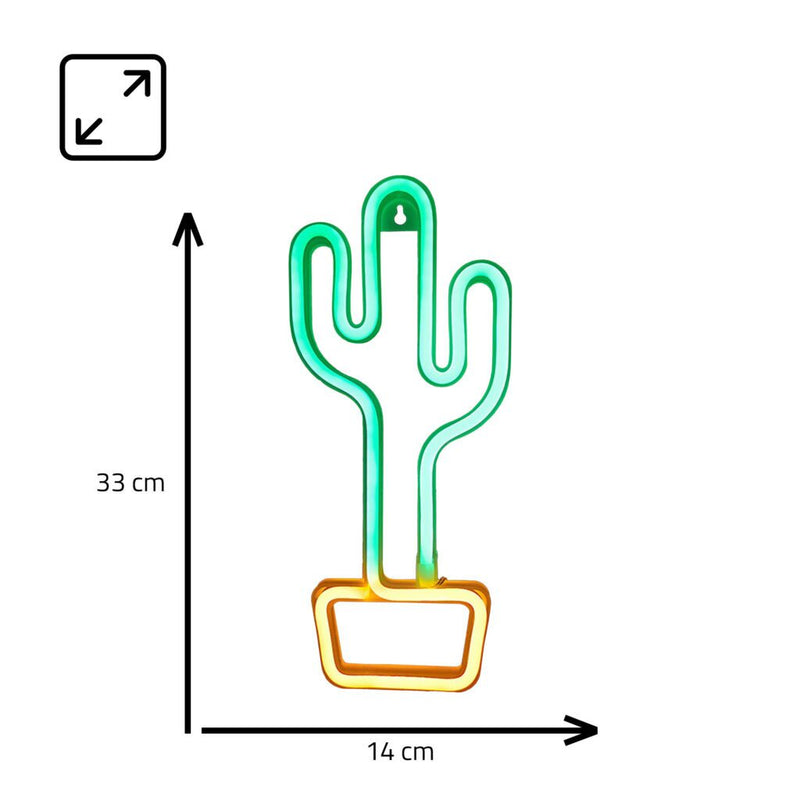 Manta SNL07GNT Style Neon Lights CACTUS Green/Yellow