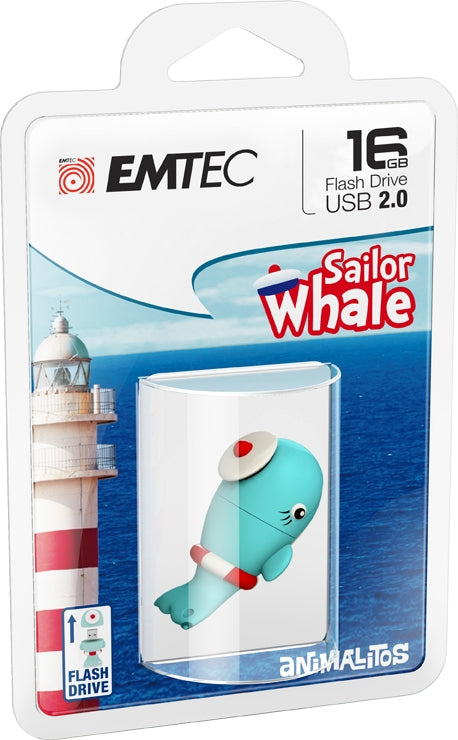 Emtec USB2.0 M337 16GB Whale Sailor